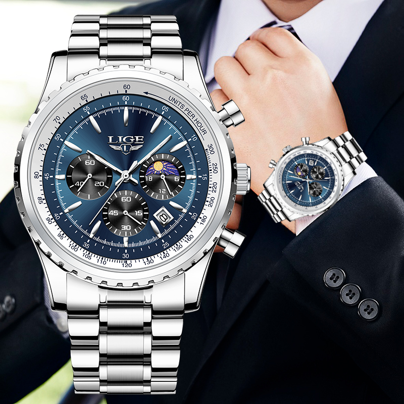 Luxury Watch Maker - Lige Merk Luxe Quartz Man Horloge