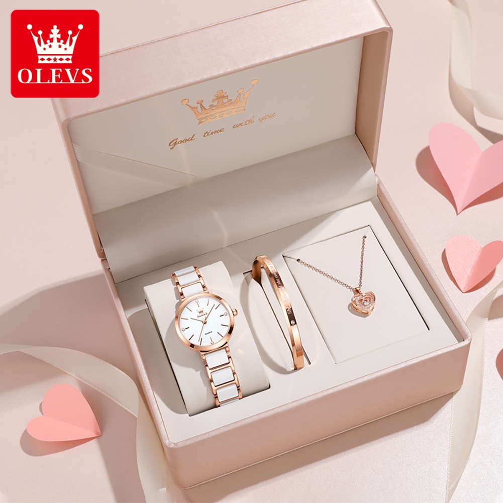 Luxury Watch For - OLEVS Dameshorloge 5877 Luxe Elegant Quartz