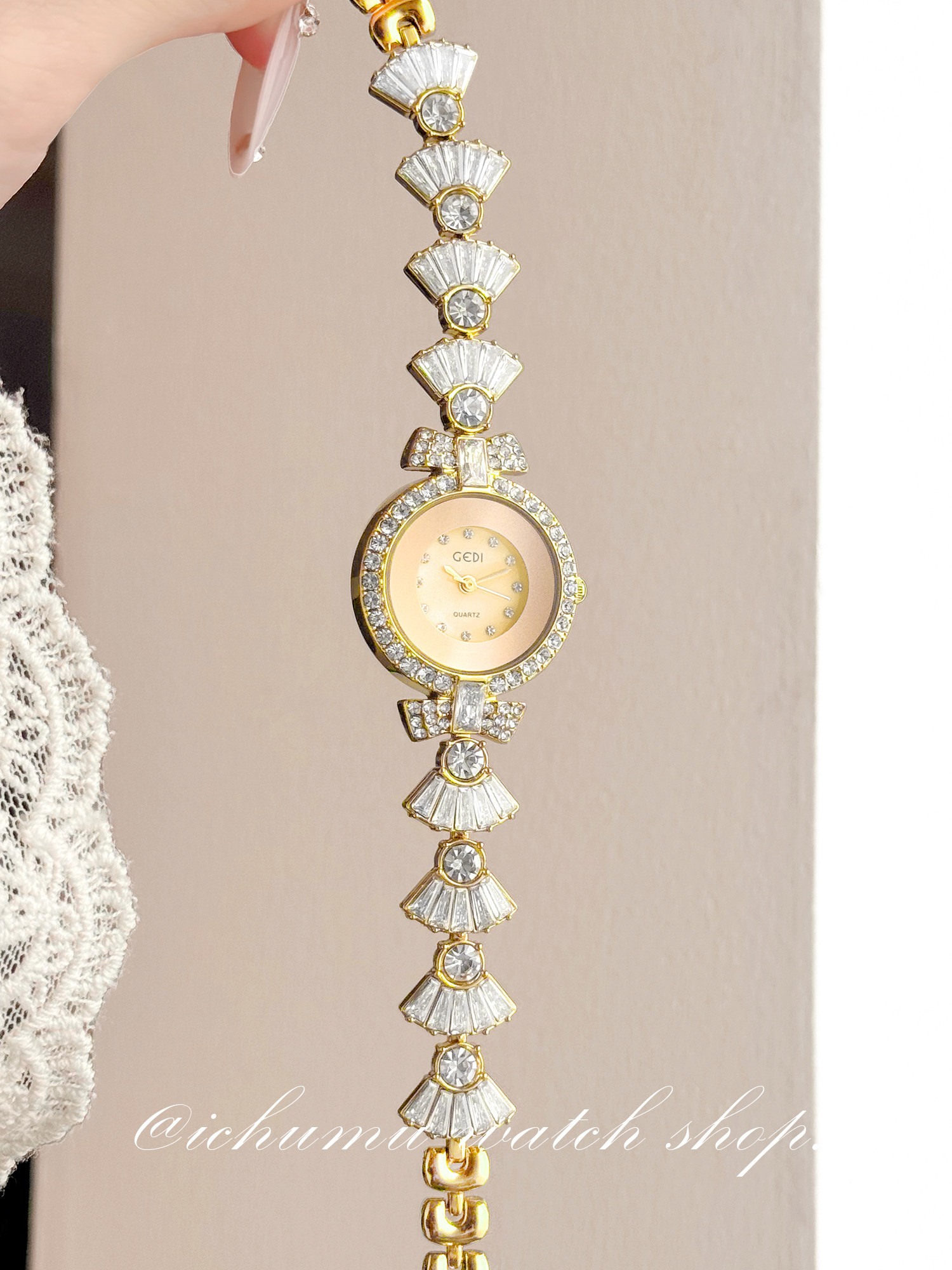 Luxury Watch Diamond - Zeemeermin dameshorloge Licht luxe niche diamanten