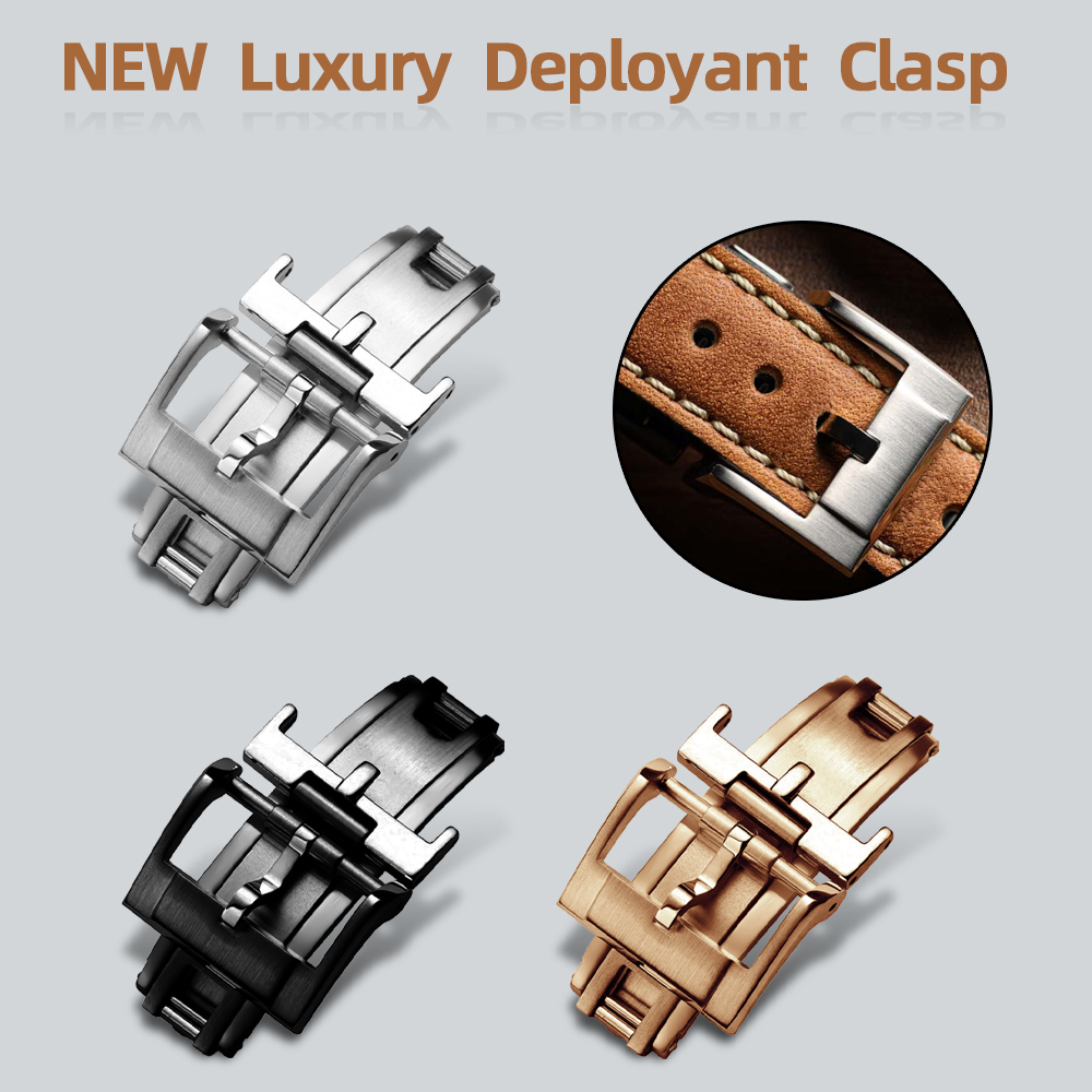 Luxury Watch Face - NIEUWE Luxe Implementatiegesp 16mm 18mm 20mm