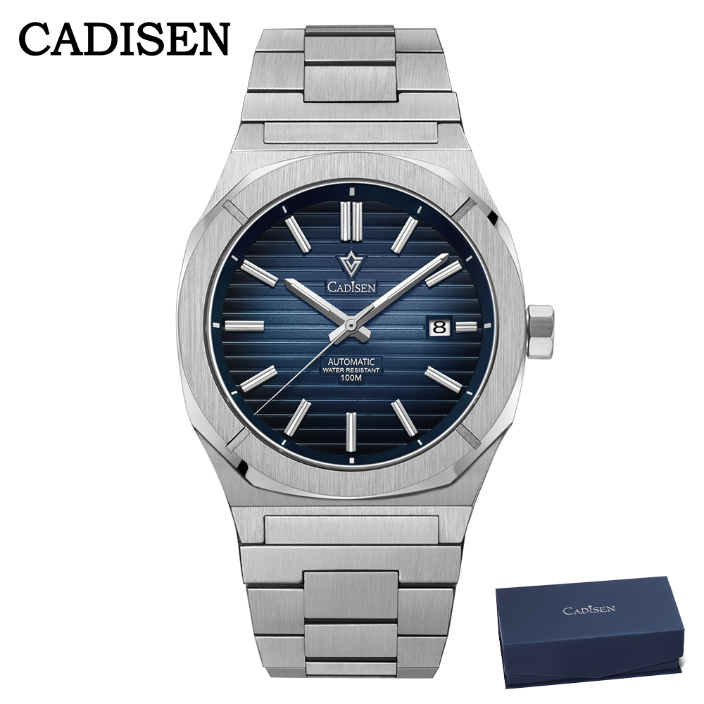 Luxury Watch Men - CADISEN 2026 Duikhorloge Saffier MIYOTA 8215
