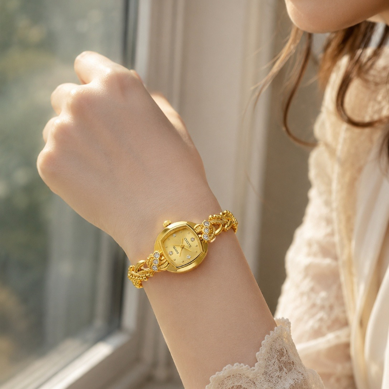 Luxury Watch And Jewelry Brand - Mode Dames Sieraden Horloge Luxe Gouden