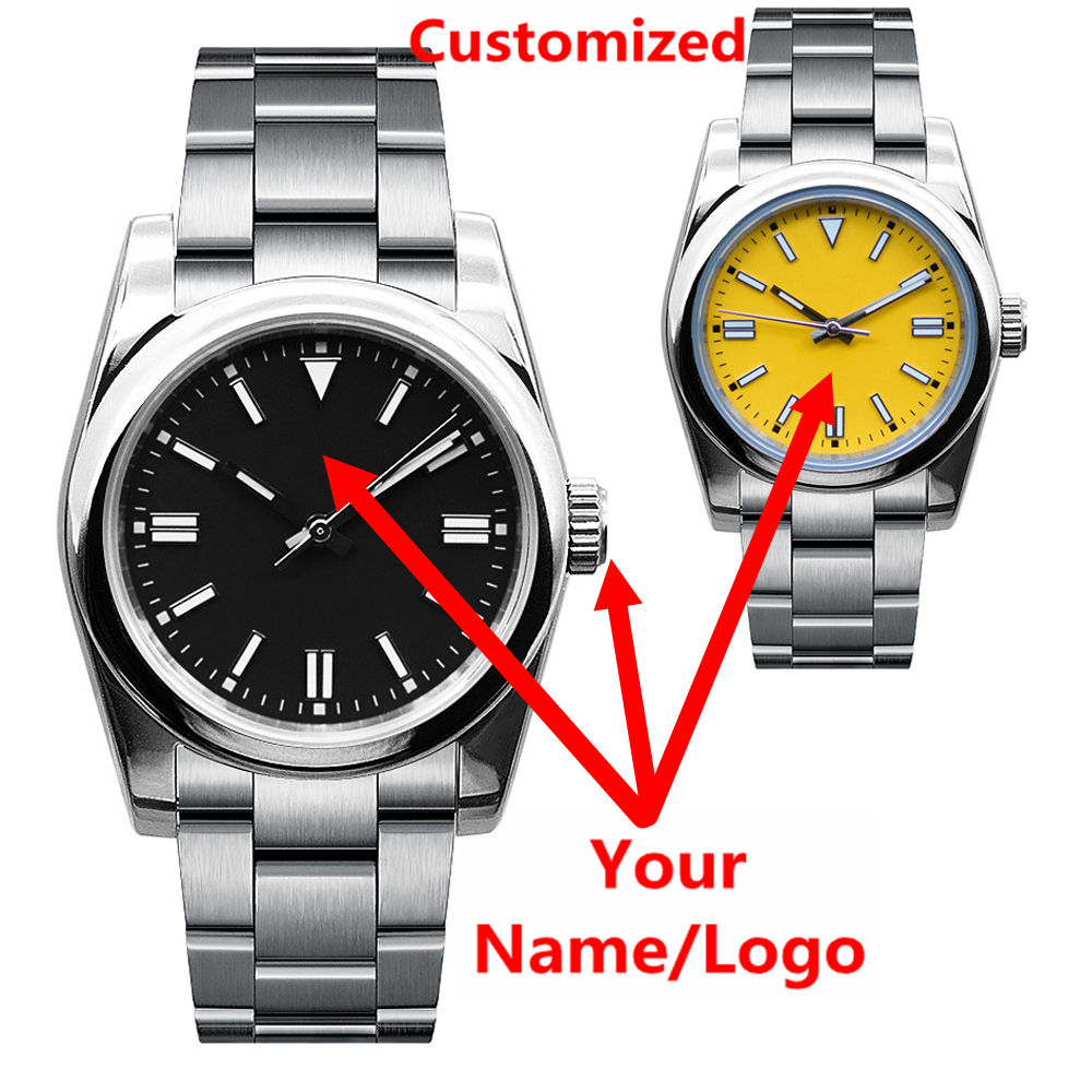 Luxury Watch Exchange - Aangepast logo herenhorloge saffier luxe NH35/miyota