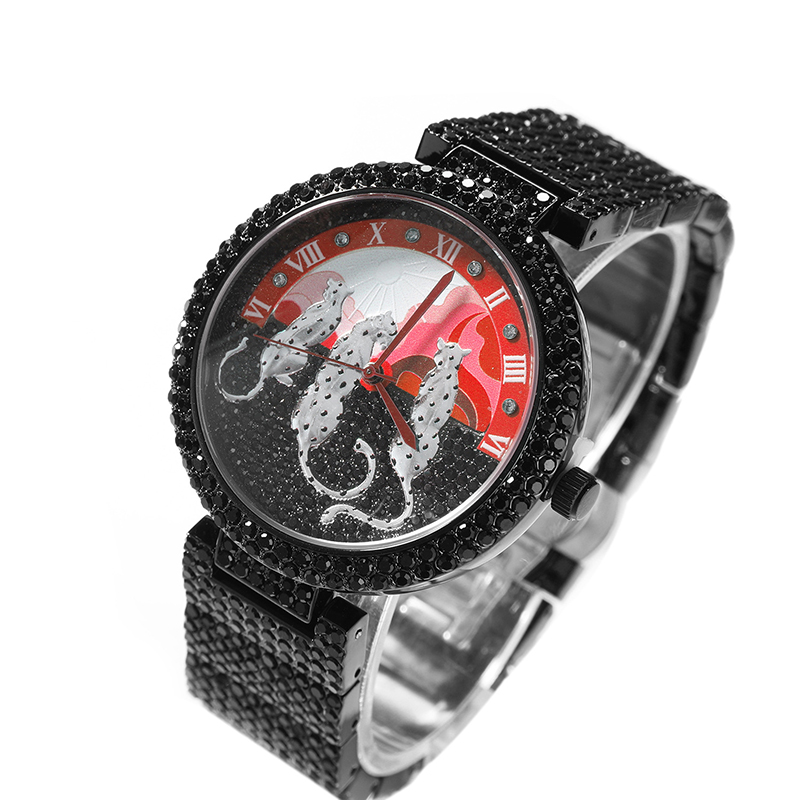 Luxury Watch And Jewelry Brand - Herenhorloges Zon- en luipaardpatroon Quartz-polshorloge Heren