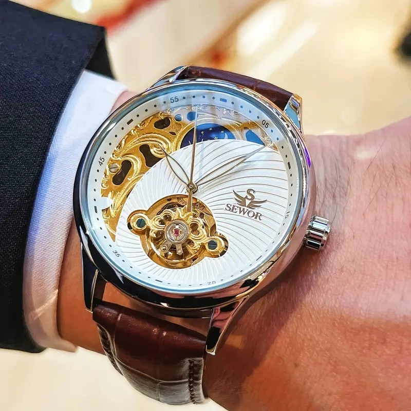 Luxury Watch Makes - Luxueus automatisch mechanisch herenhorloge met een