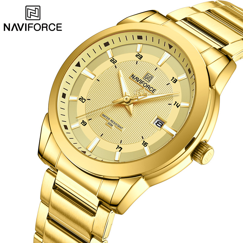 Luxury Watch Maker - 2024 Topmerk NAVIFORCE Herenhorloges Roestvrij stalen