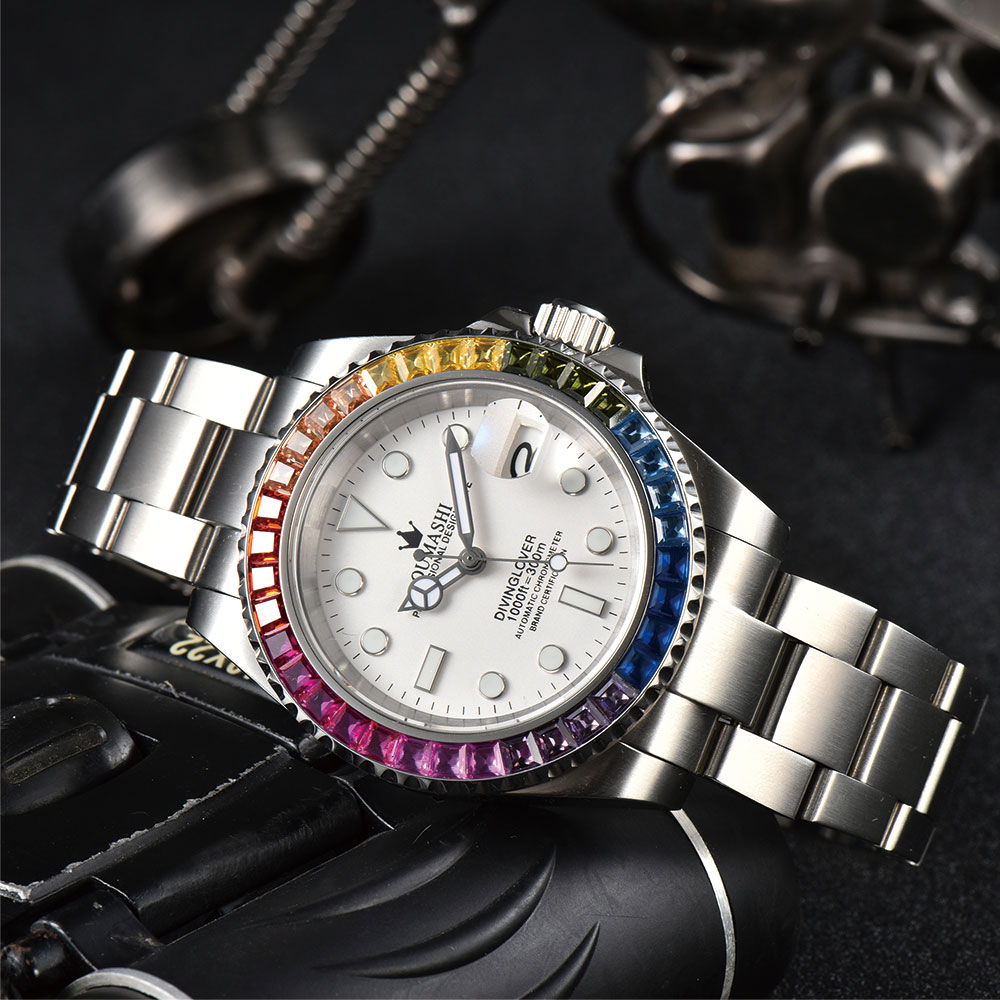 40 mm luxe duikhorloge voor he - Luxury Watch Strap recensie en prijs