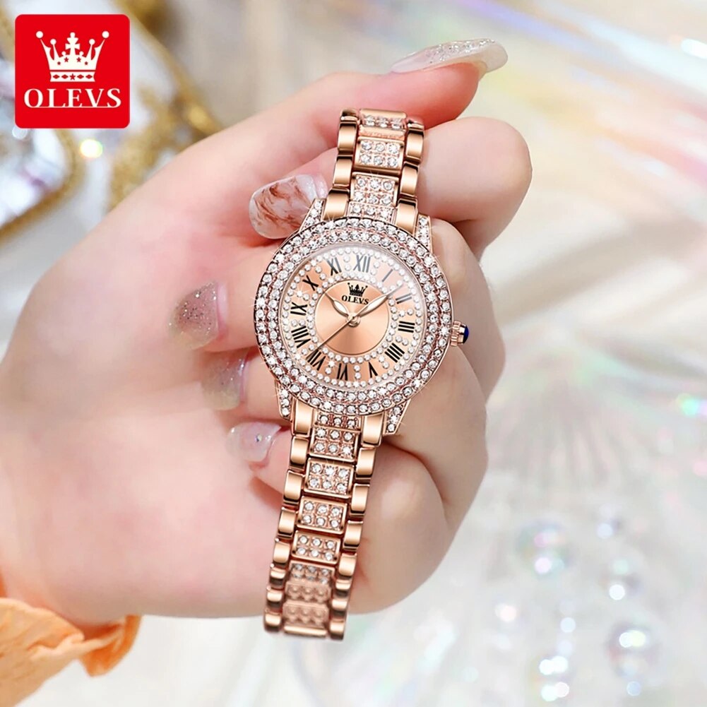 Olevs 9943 Luxe Volledig Diama - Luxury Watch Diamond recensie en prijs