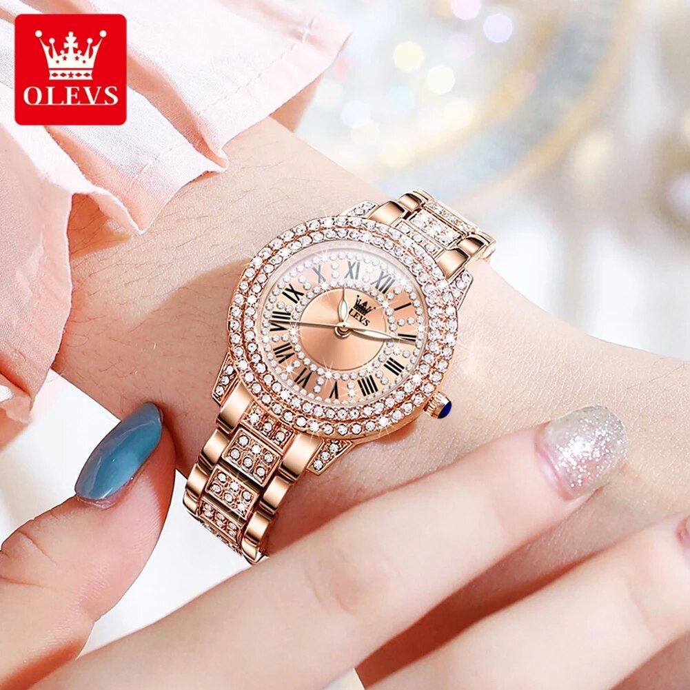 Olevs 9943 Luxe Volledig Diama - Luxury Watch Diamond recensie en prijs