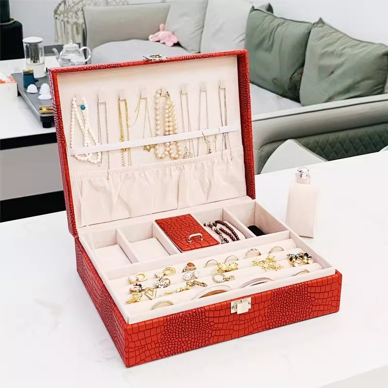 Draagbare lederen luxe sierade - Luxury Watch E Jewellery recensie en prijs
