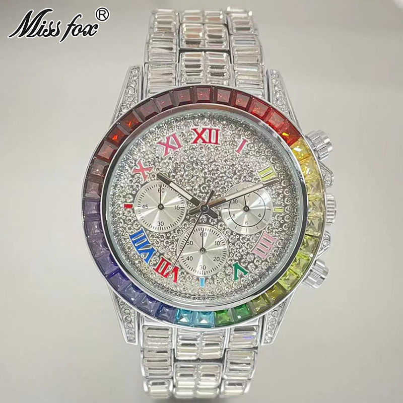 Missfox Luxe Iced Horloge Voor - Luxury Watch Maker recensie en prijs