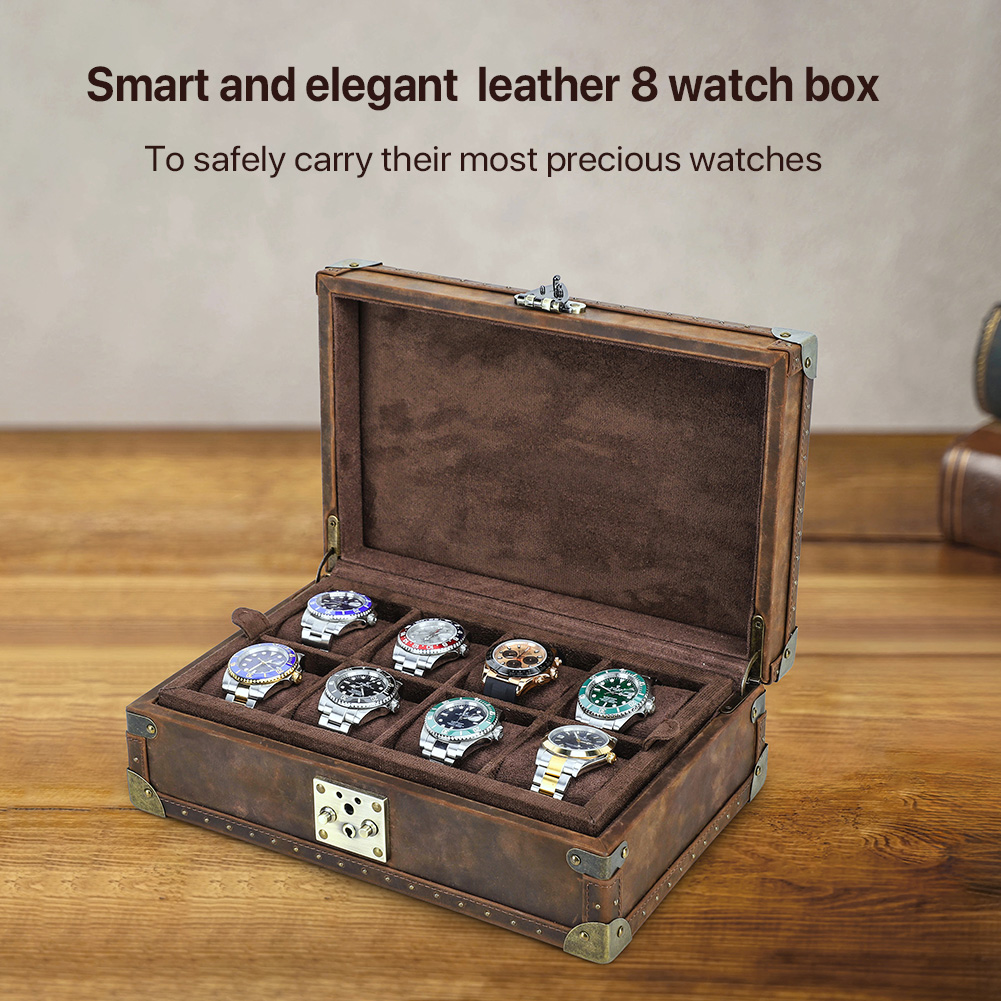 Luxe Echt Lederen 8 Slots Horl - Luxury Watch E Jewellery recensie en prijs