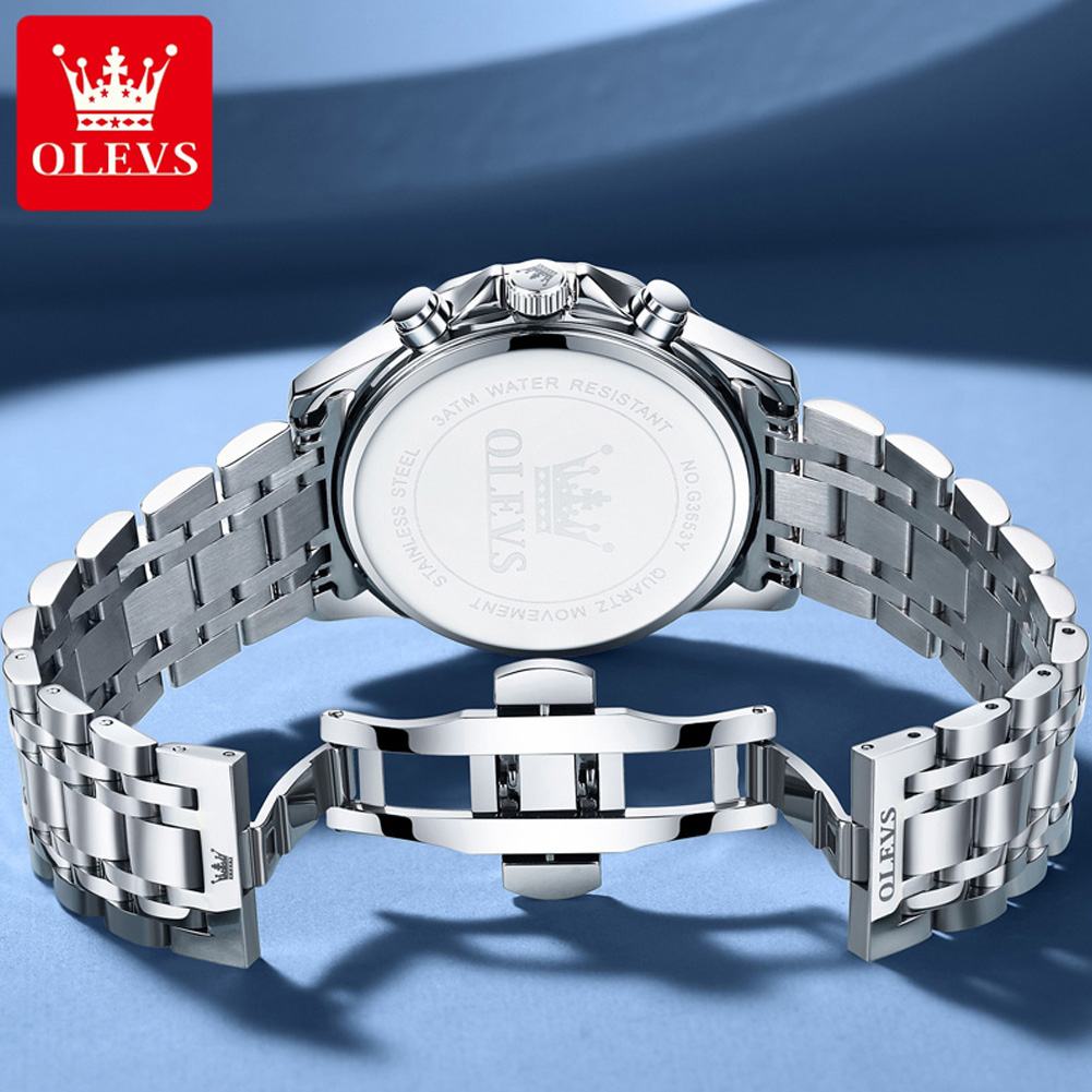 OLEVS 3653 Merk Maanfase Kalen - Luxury Watch Maker recensie en prijs