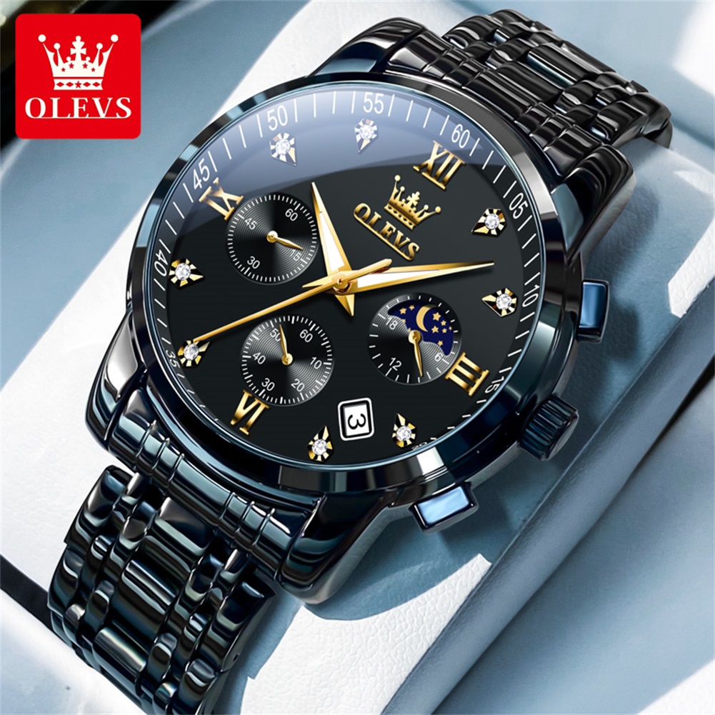 OLEVS Populaire herenhorloges  - Luxury Quartz Watch Brands recensie en prijs