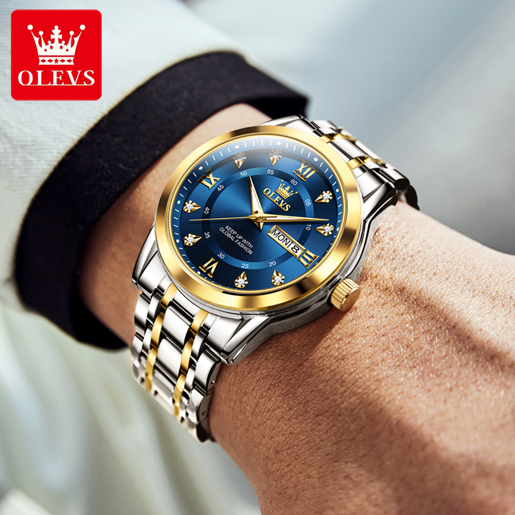 OLEVS merk mode herenhorloges  - Luxury Watch Men recensie en prijs