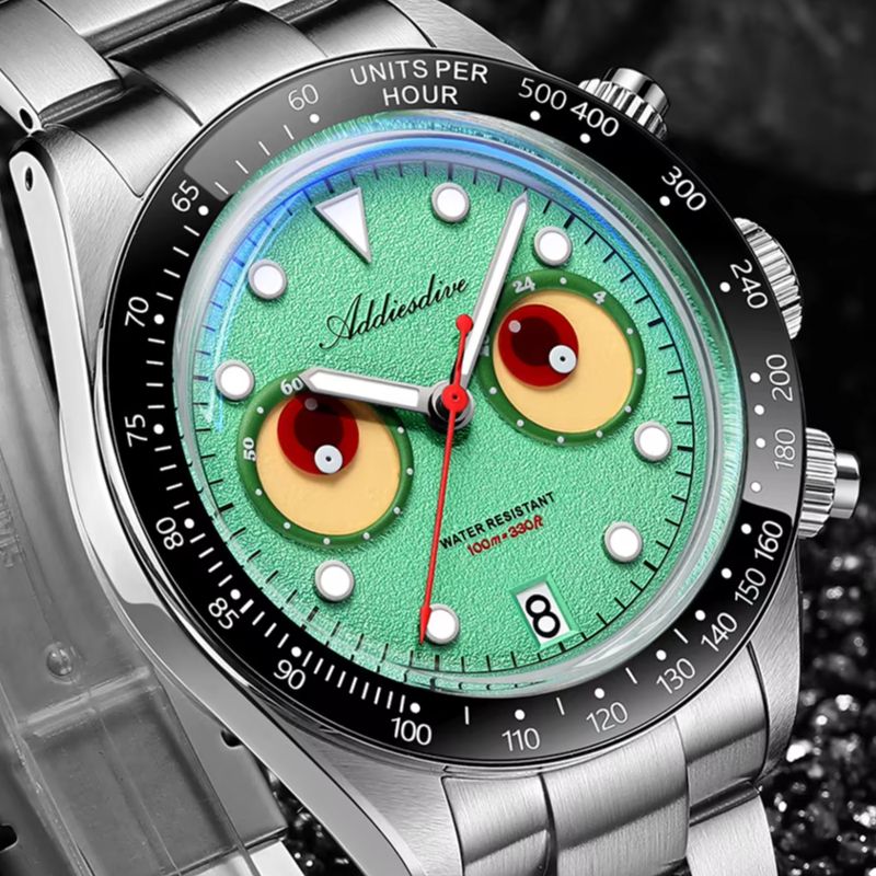 ADDIESDIVE chronograaf quartz  - Luxury Watch Makes recensie en prijs