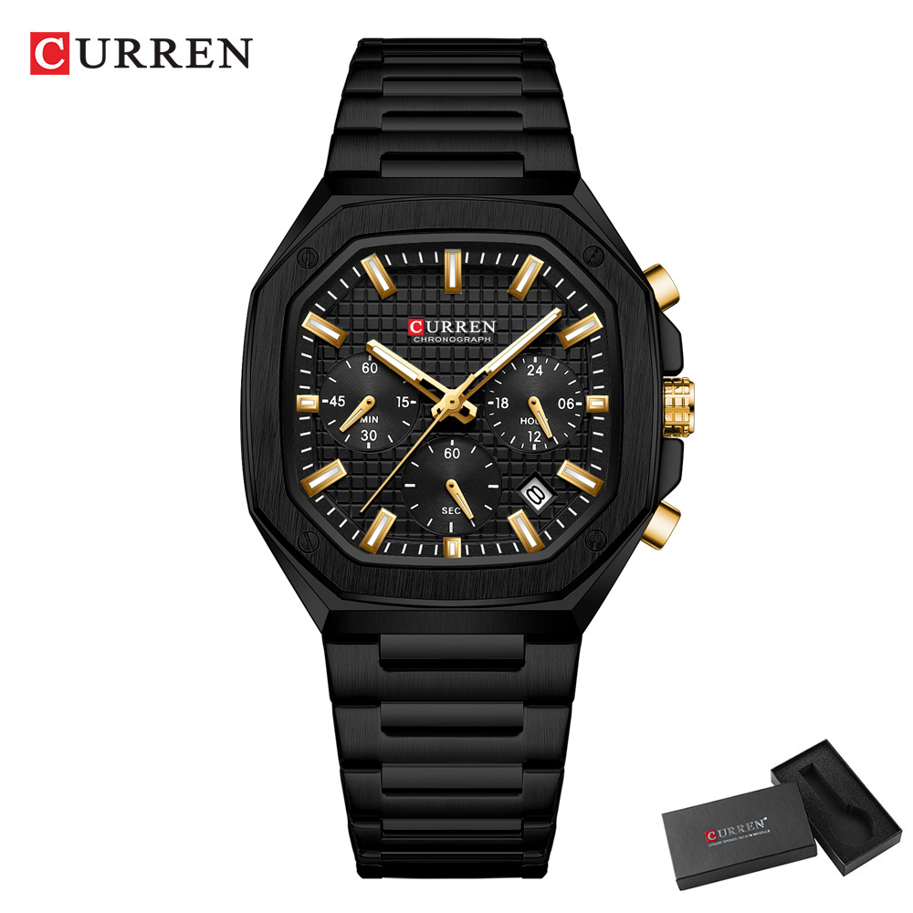 CURREN Luxe Vierkant Chrono Ho - Luxury Watch Men recensie en prijs
