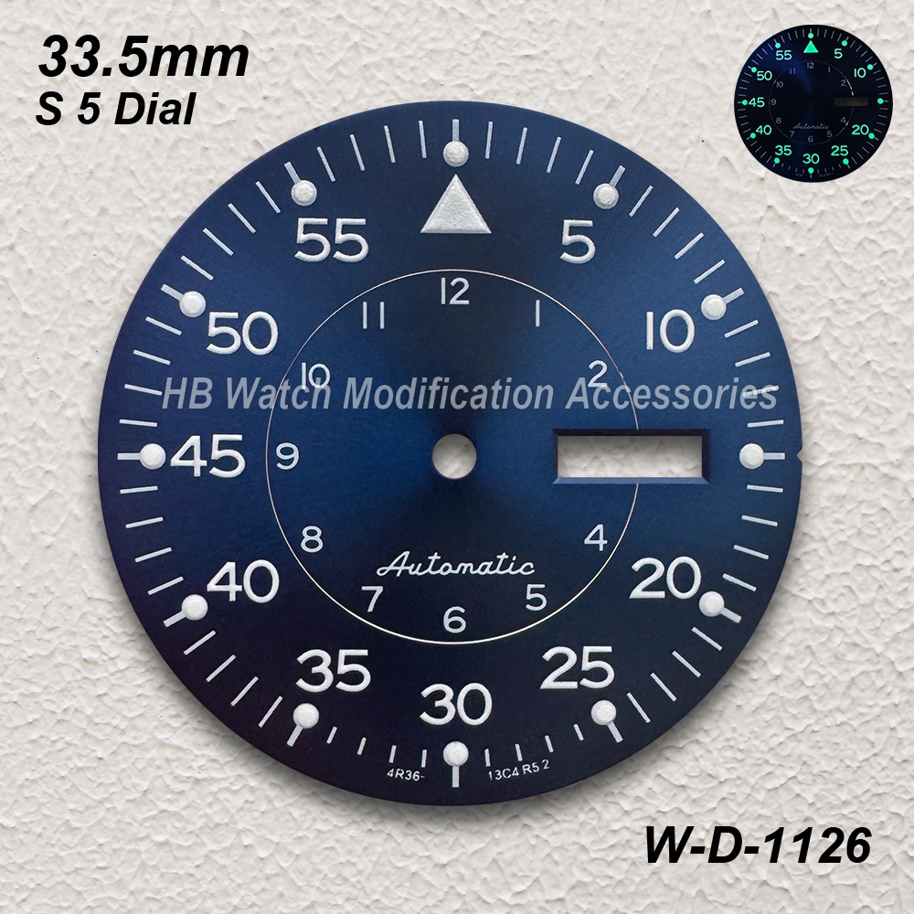 33.5mm S5 Logo Sunray Wijzerpl - Luxury Watch Face recensie en prijs