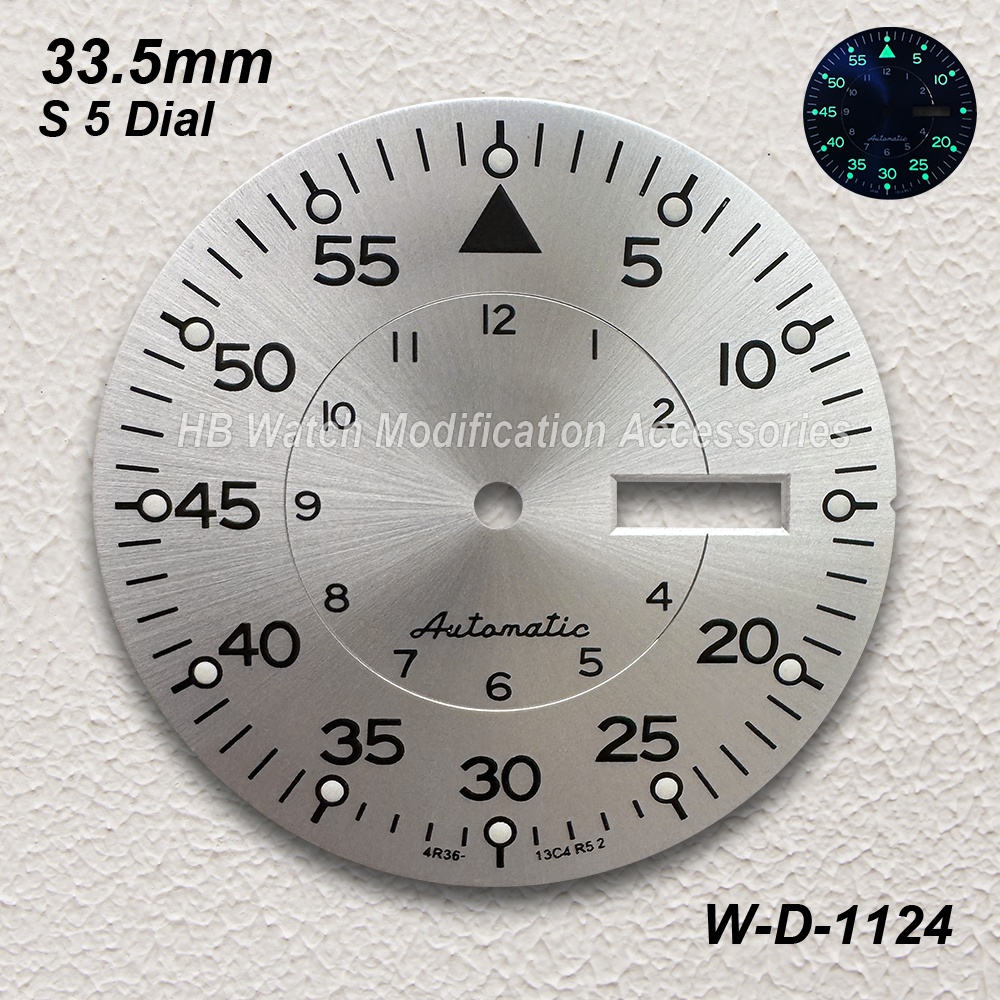 33.5mm S5 Logo Sunray Wijzerpl - Luxury Watch Face recensie en prijs