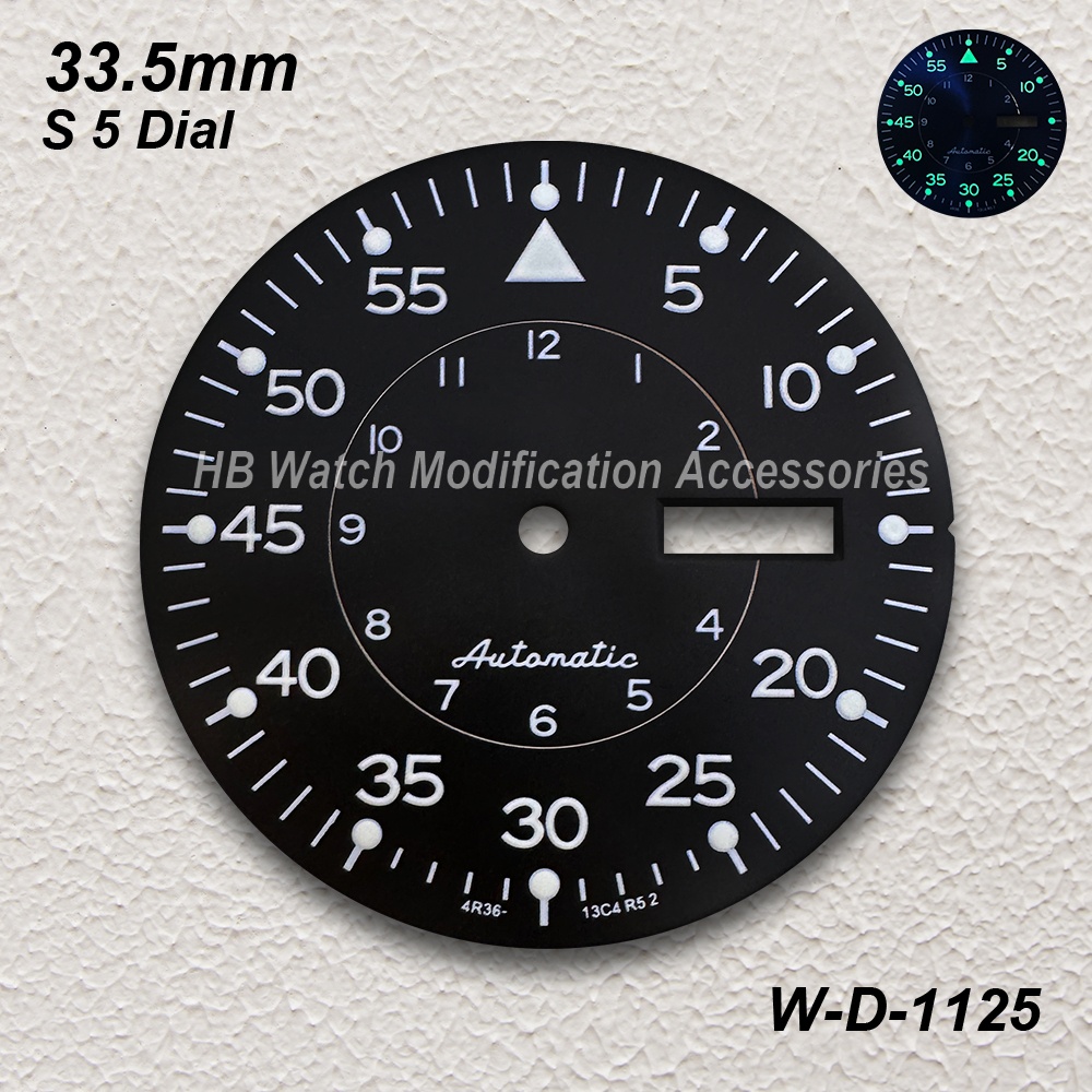 33.5mm S5 Logo Sunray Wijzerpl - Luxury Watch Face recensie en prijs