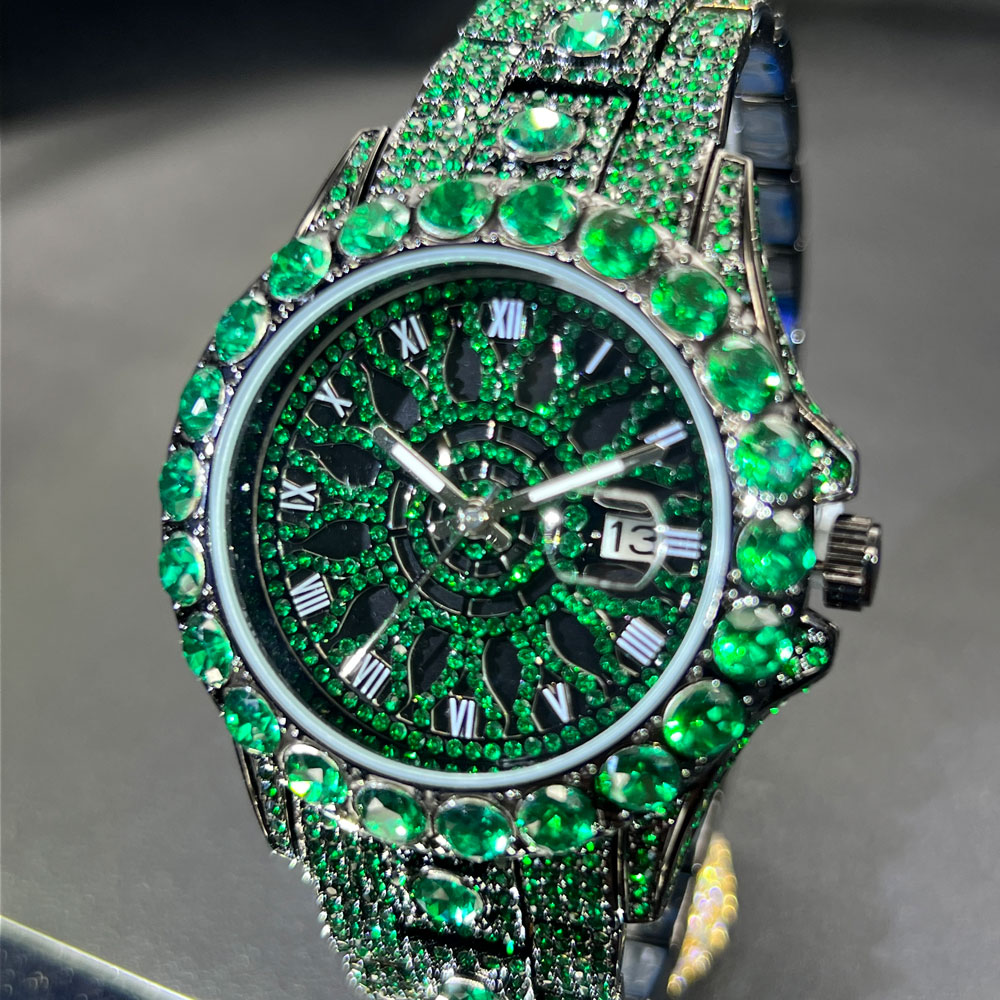 Groene Diamanten Horloge Voor  - Luxury Watch And Jewelry Brand recensie en prijs